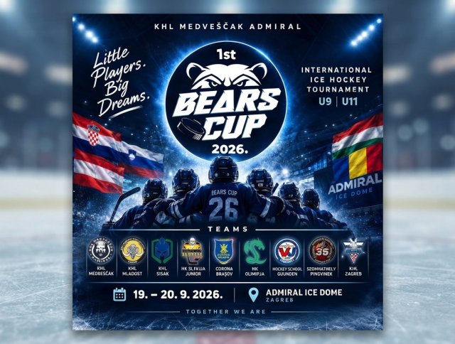 KHL Mladost na The 1st Bears Cupu 2026. (19. – 20.9.2026.)
